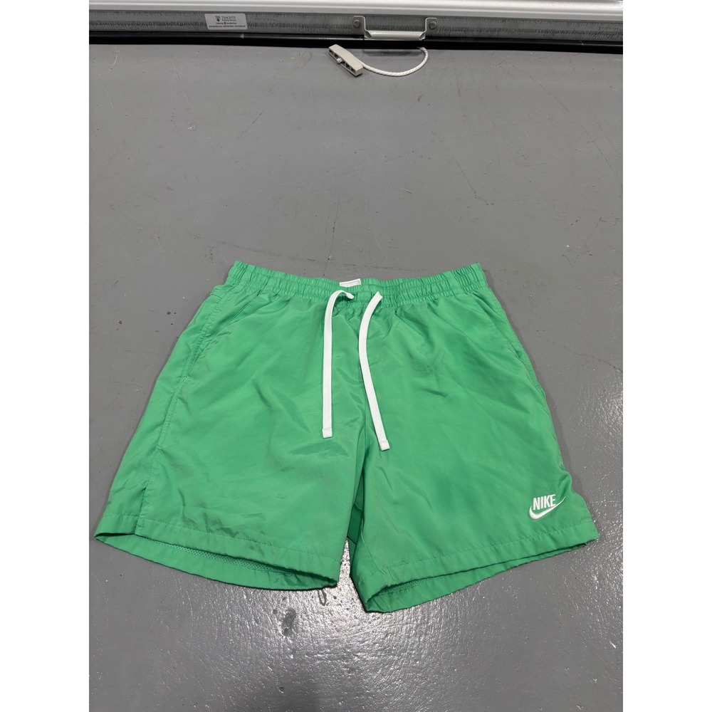Nike Mens Swim Trunks Green Mesh Lined Board Shorts Size Medium AR2382-350